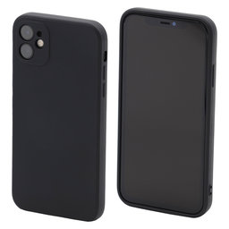 FixPremium - Szilikon Tok - iPhone 11, fekete
