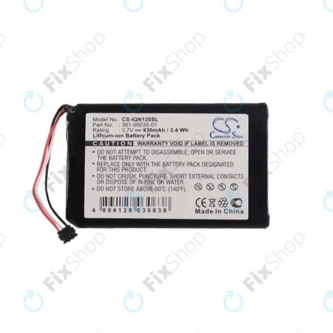 Garmin Drive Assist 50, 50LMT, 51, 51LMT, Nuvi 1200, 1205, 1205W, 1250, 1255W, 1260, 1260W, 140T, 150T, 2595LM, 2595LMT - Akkumulátor 361-00035-01 930mAh HQ
