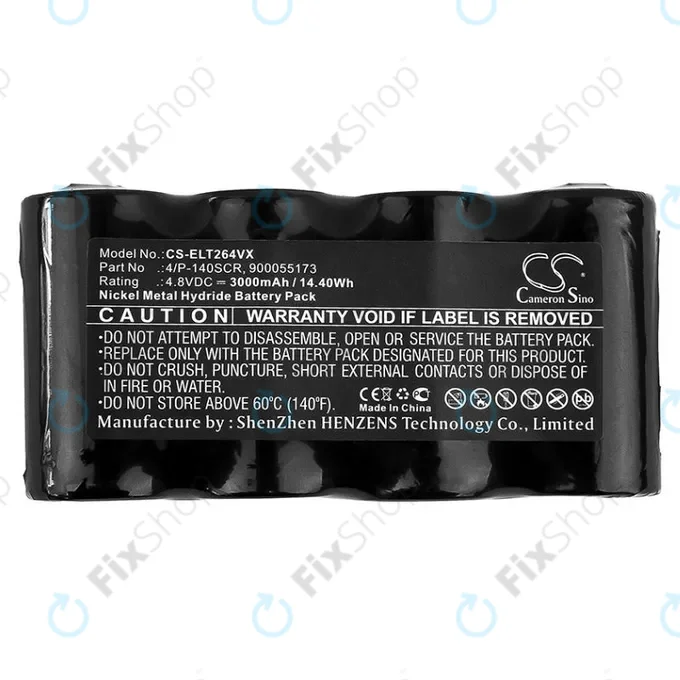 Electrolux Spirit Wet and Dry, ZB264x - Akkumulátor 4/P-140SCR, 900055173 Ni-MH 4.8V 3000mAh HQ