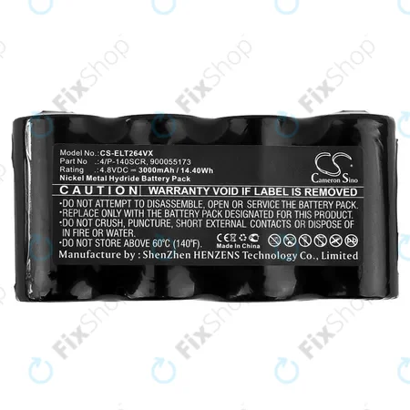 Electrolux Spirit Wet and Dry, ZB264x - Akkumulátor 4/P-140SCR, 900055173 Ni-MH 4.8V 3000mAh HQ