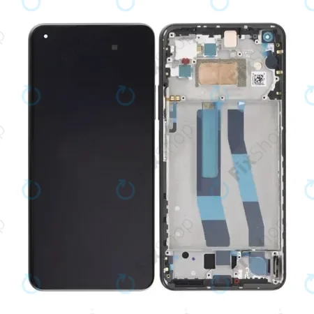 Xiaomi 11 Lite 5G NE 2109119DG 2107119DC - LCD Kijelző + Érintőüveg + Keret (Black) OLED