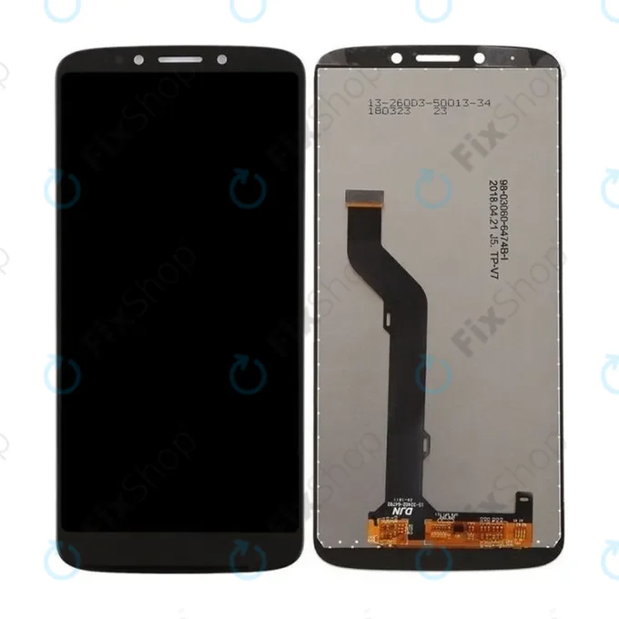 Motorola Moto E5 Plus XT1924 - LCD Kijelző + Érintőüveg (Black) TFT