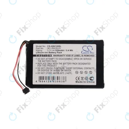 Garmin Drive Assist 50, 50LMT, 51, 51LMT, Nuvi 1200, 1205, 1205W, 1250, 1255W, 1260, 1260W, 140T, 150T, 2595LM, 2595LMT - Akkumulátor 361-00035-01 930mAh HQ