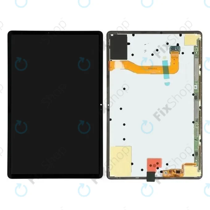 Samsung Galaxy Tab S7 Plus T970N, T976B - LDC Kijelző + Érintőüveg (Mystic Black) - GH82-23864A, GH82-23407A Genuine Service Pack