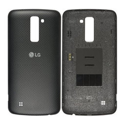 LG K10 K420N - Akkumulátor Fedőlap (Black) - ACQ89015001 Genuine Service Pack