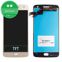 Motorola Moto G5 Plus - LCD Kijelző + Érintőüveg (Gold) TFT