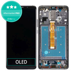 Huawei Mate 10 Pro - LCD Kijelző + Érintőüveg + Keret (Titanium Grey) OLED