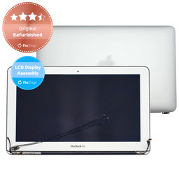 Apple MacBook Air 11" A1465 (Mid 2013 - Early 2015) - LCD Kijelző + Előlapi Üveg + Fedőlap Original Refurbished