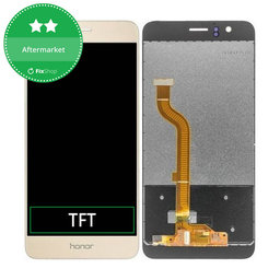 Huawei Honor 8 - LCD Kijelző + Érintőüveg (Gold) TFT