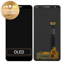 Google Pixel 3a - LCD Kijelző + Érintőüveg - 20GS4BW0001 Genuine Service Pack