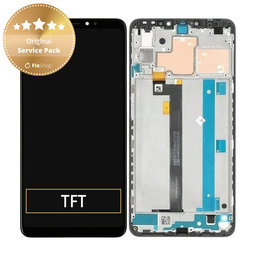 Xiaomi Mi Max 3 - LCD Kijelző + Érintőüveg + Keret (Black) - 560610042033 Genuine Service Pack