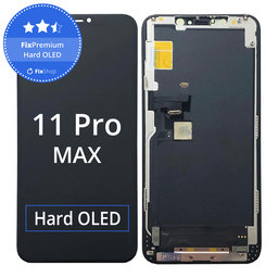 Apple iPhone 11 Pro Max - LCD Kijelző + Érintőüveg + Keret Hard OLED FixPremium