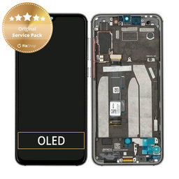 Xiaomi Mi 9 SE - LCD Kijelző + Érintőüveg + Keret (Black) - 5606101010B6 Genuine Service Pack