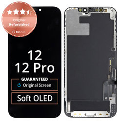 Apple iPhone 12, 12 Pro - LCD Kijelző + Érintőüveg + Keret Original Refurbished