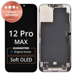 Apple iPhone 12 Pro Max - LCD Kijelző + Érintőüveg + Keret Original Refurbished