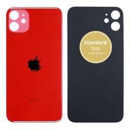 Apple iPhone 11 - Hátsó Ház Üveg (Red)