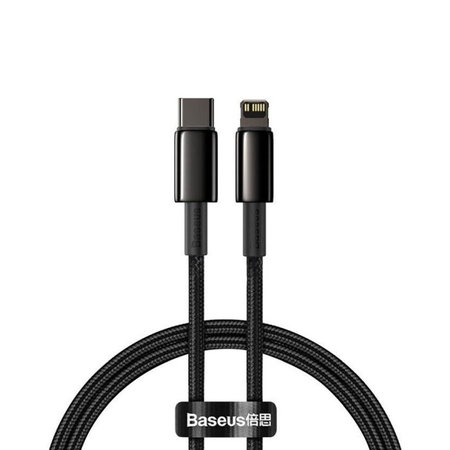 Baseus - Lightning / USB-C Kábel (1m), fekete