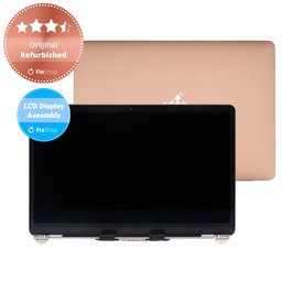 Apple MacBook Air 13" A2337 (2020) - LCD Kijelző + Előlapi Üveg + Fedőlap (Rose Gold) Original Refurbished