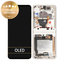 Samsung Galaxy Z Flip 3 F711B - LCD Kijelző + Érintőüveg + Keret (Cream) - GH82-27243B, GH82-27244B Genuine Service Pack