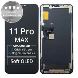 Apple iPhone 11 Pro Max - LCD Kijelző + Érintőüveg + Keret Original Refurbished PRO