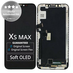 Apple iPhone XS Max - LCD Kijelző + Érintőüveg + Keret Original Refurbished PRO