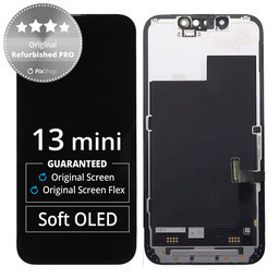 Apple iPhone 13 Mini - LCD Kijelző + Érintőüveg + Keret Original Refurbished PRO