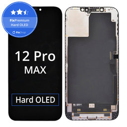 Apple iPhone 12 Pro Max - LCD Kijelző + Érintőüveg + Keret Hard OLED FixPremium