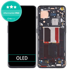 OnePlus 10 Pro NE2210 NE221 - LCD Kijelző + Érintőüveg + Keret (Volcanic Black) OLED