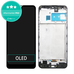 Samsung Galaxy M30s M307F - LCD Kijelző + Érintőüveg + Keret (Black) OLED