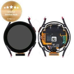 Samsung Galaxy Watch 5 40mm R900 - LCD Kijelző + Érintőüveg + Keret (Graphite) - GH82-30040A Genuine Service Pack