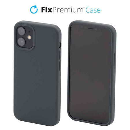 FixPremium - Szilikon Tok - iPhone 12 mini, space grey