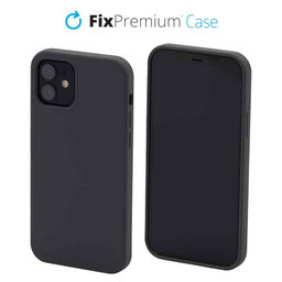 FixPremium - Szilikon Tok - iPhone 12, space grey