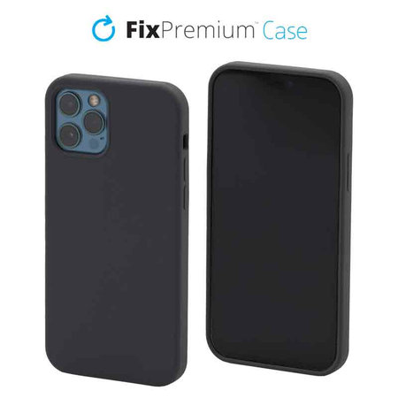 FixPremium - Szilikon Tok - iPhone 12 Pro, space grey