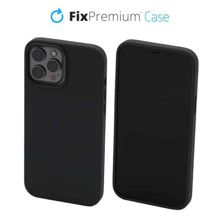 FixPremium - Szilikon Tok - iPhone 13 Pro Max, space grey