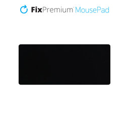 FixPremium - Egérpad, 120x50cm, fekete