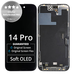 Apple iPhone 14 Pro - LCD Kijelző + Érintőüveg + Keret Original Refurbished PRO