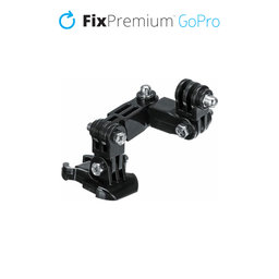 FixPremium - Háromkaros tartó GoPro-hoz, fekete