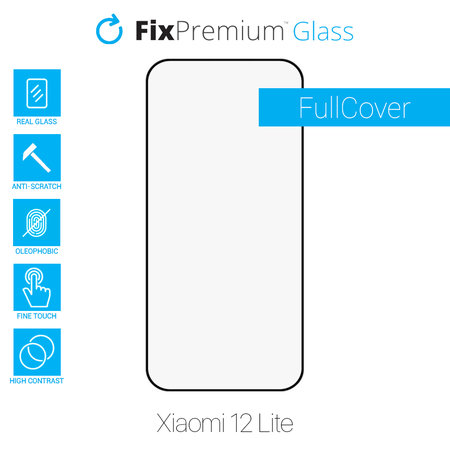 FixPremium FullCover Glass - Edzett üveg - Xiaomi 12 Lite