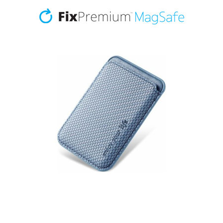 FixPremium - MagSafe Carbon pénztárca, kék