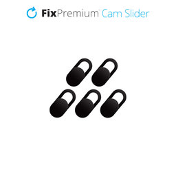 FixPremium - Kamera csúszka - 5db készlet, fekete
