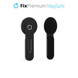 FixPremium - MagSafe iPhone tartó laptop-hoz, fekete