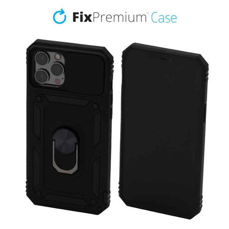 FixPremium - CamShield tok iPhone 12 Pro Max készülékhez, fekete