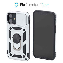 FixPremium - CamShield tok iPhone 12 mini készülékhez, fehér