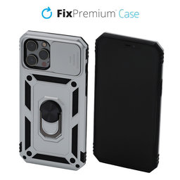 FixPremium - CamShield tok iPhone 12 Pro Max készülékhez, fehér