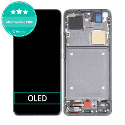 Xiaomi Mi 11 Ultra - LCD Kijelző + Érintőüveg + Keret (Black) OLED