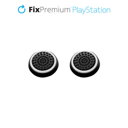 FixPremium - PS4/PS5 Controller Grip Caps - 2 db-os készlet, fehér