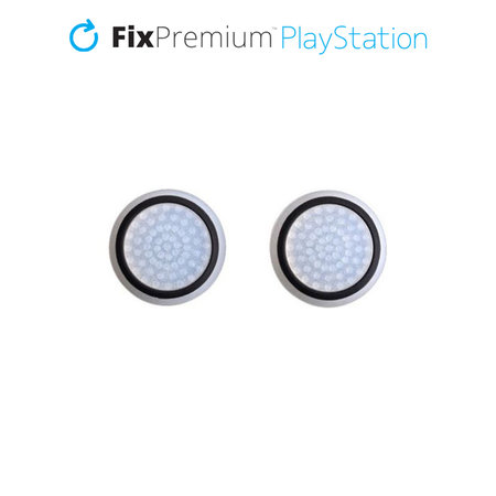 FixPremium - PS4/PS5 Controller Grip Caps - 2 db-os készlet, átlátszó fekete