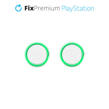 FixPremium - PS4/PS5 Controller Grip Caps - 2 db-os készlet, átlátszó zöld