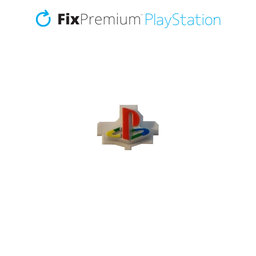 FixPremium - Retro Home Button - PS5 DualSense, fehér