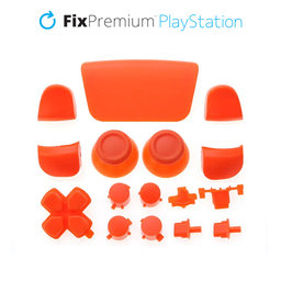 FixPremium - Dekoratív elemek - PS5 DualSense, narancs